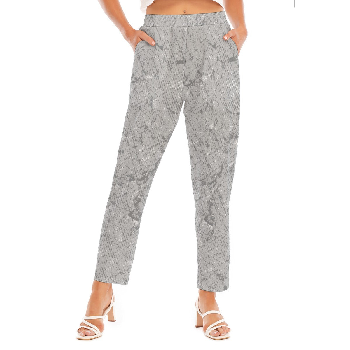 All-Over Print Women's Loose Straight-leg Pants