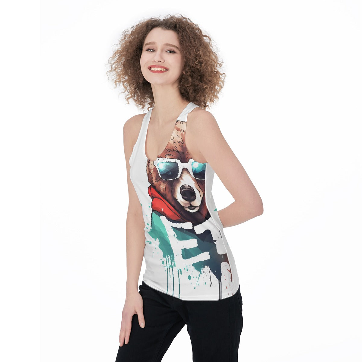All-Over Print Women's Racerback Tank Top