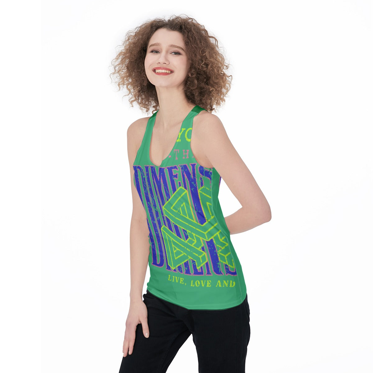 All-Over Print Women's Racerback Tank Top
