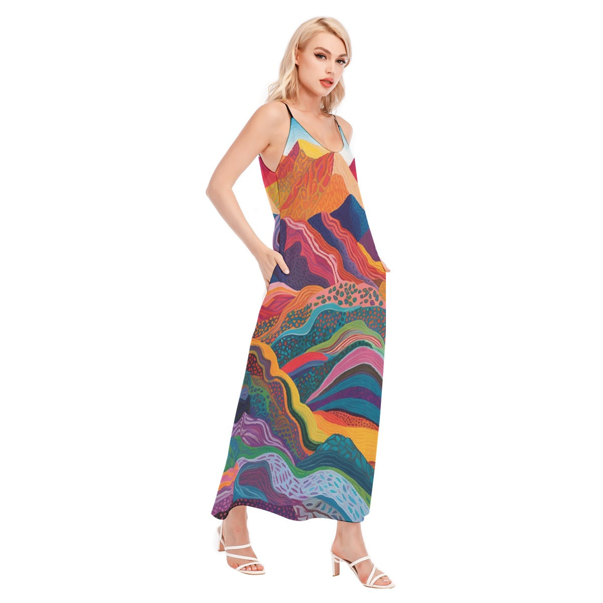 All-Over Print Women's Sling Dress
