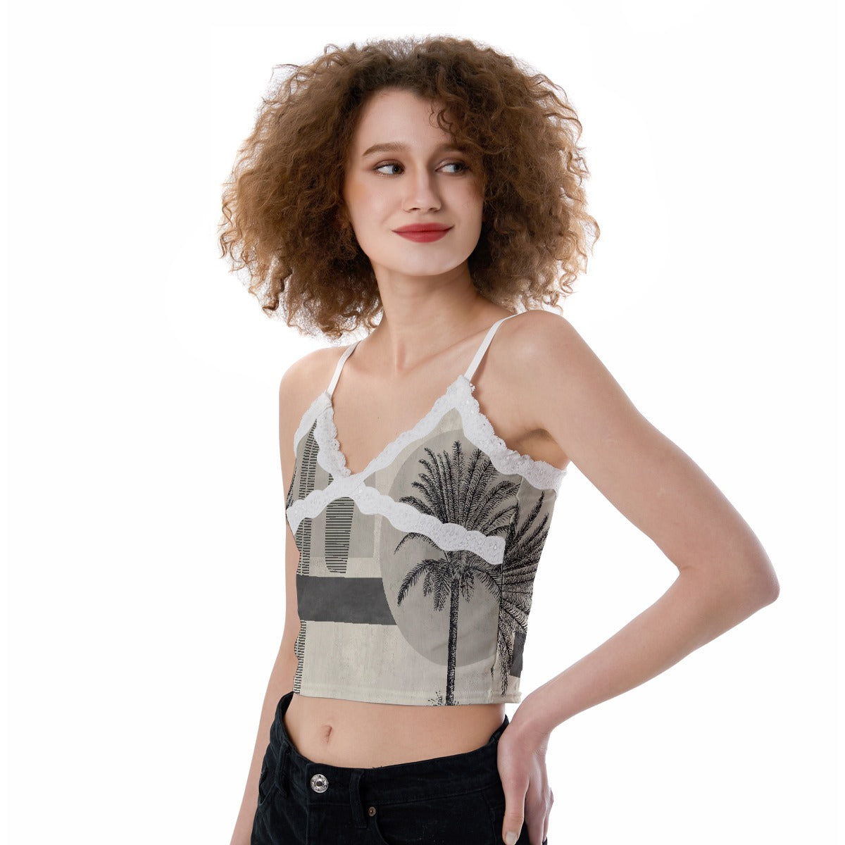 All-Over Print Women's Lace Camisole