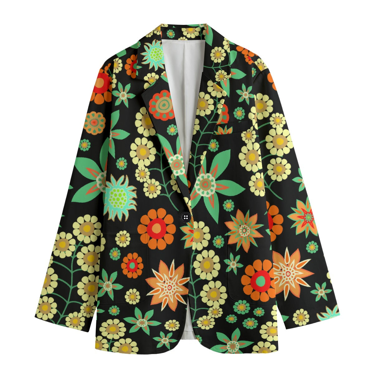 All-Over Print Women's Leisure Blazer