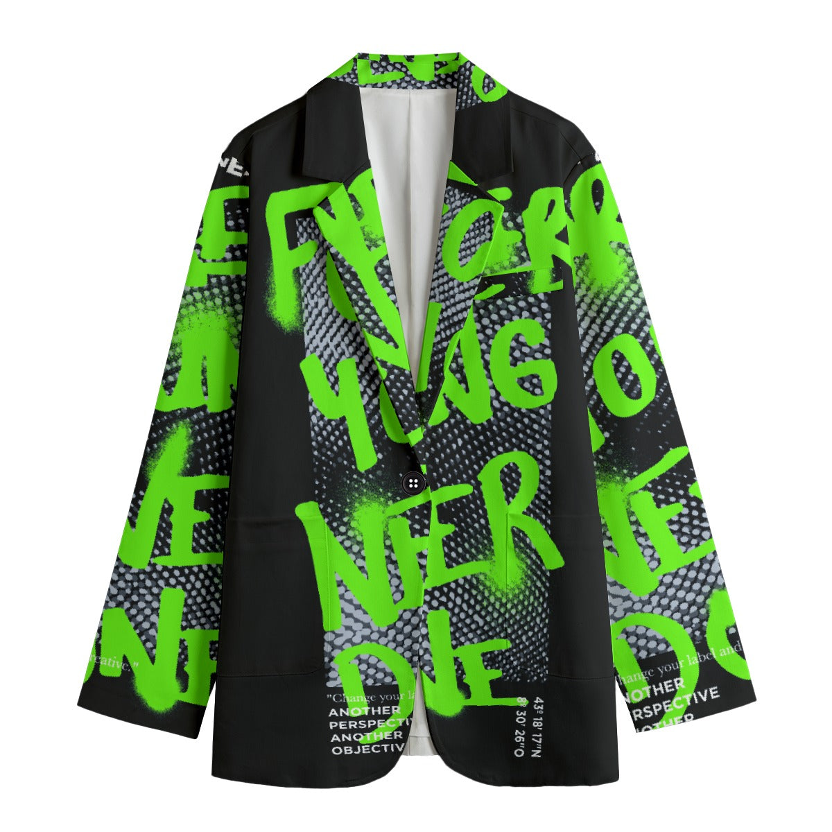 All-Over Print Women's Leisure Blazer