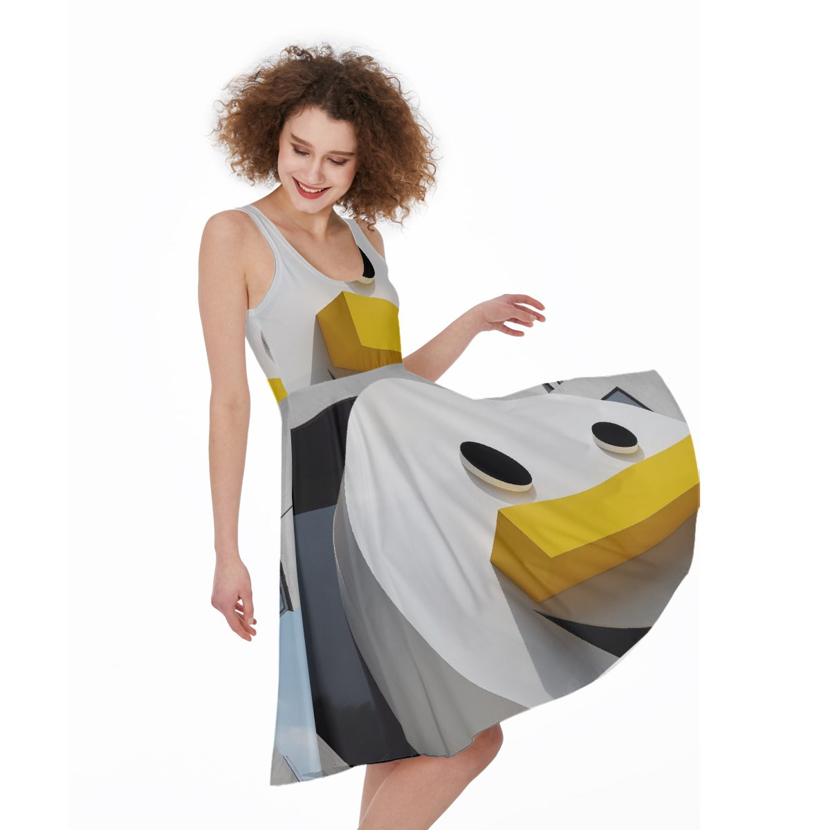 All-Over Print Women's Sleeveless Dress