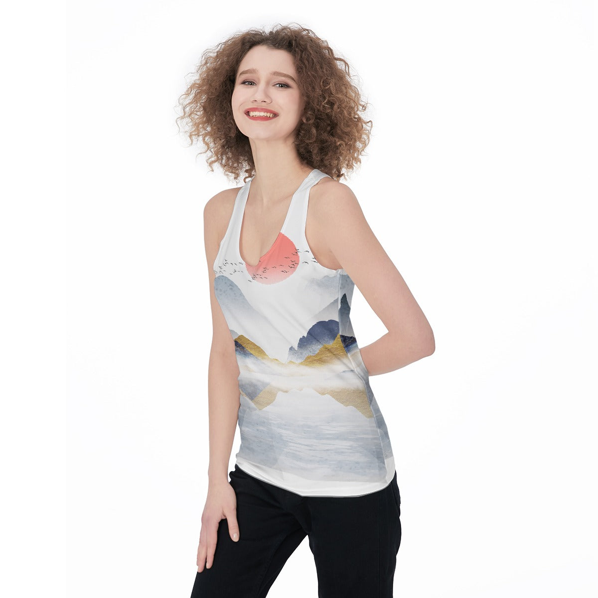 All-Over Print Women's Racerback Tank Top