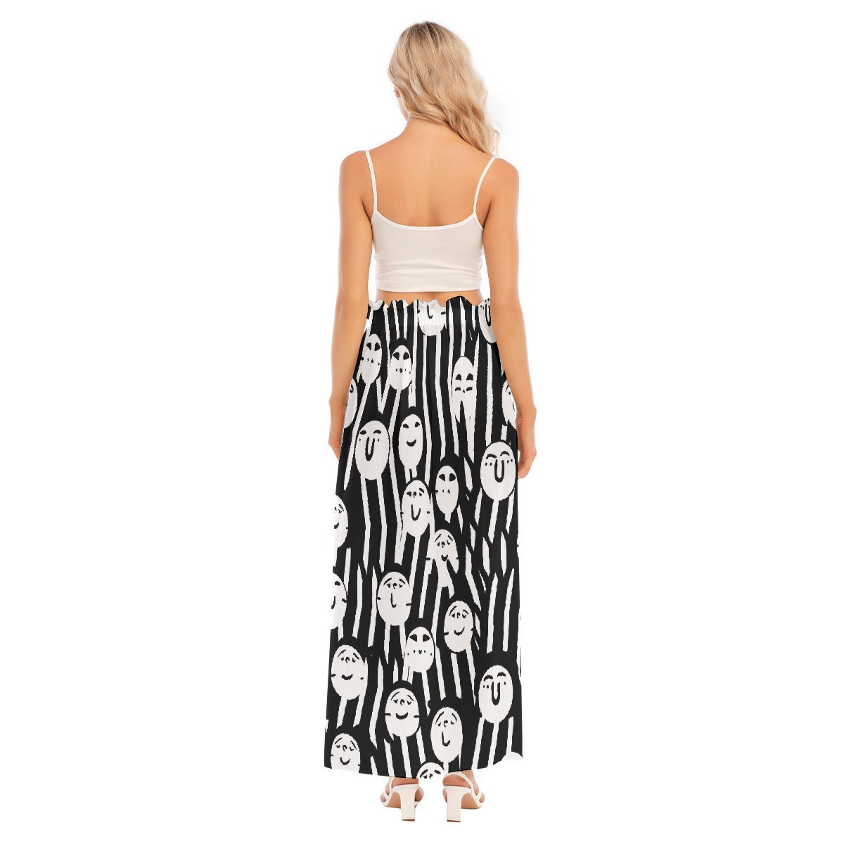 All-Over Print Women's Side Split Skirt