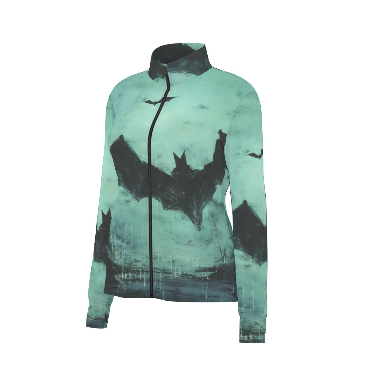 All-Over Print Women's Long Sleeve Thumbhole Jacket