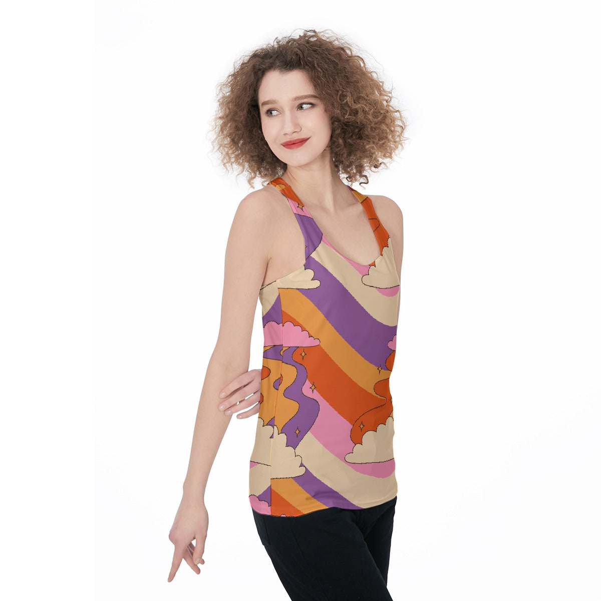 All-Over Print Women's Racerback Tank Top