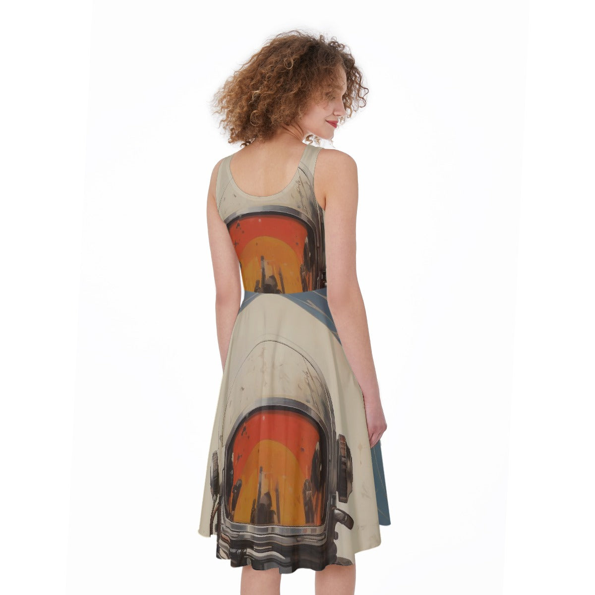 All-Over Print Women's Sleeveless Dress
