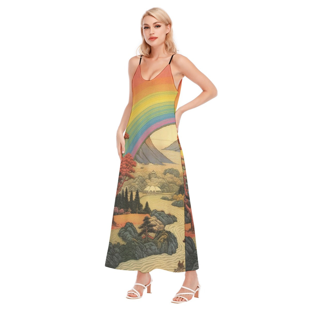 All-Over Print Women's Sling Dress
