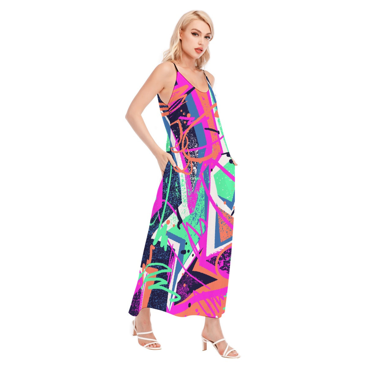 All-Over Print Women's Sling Dress