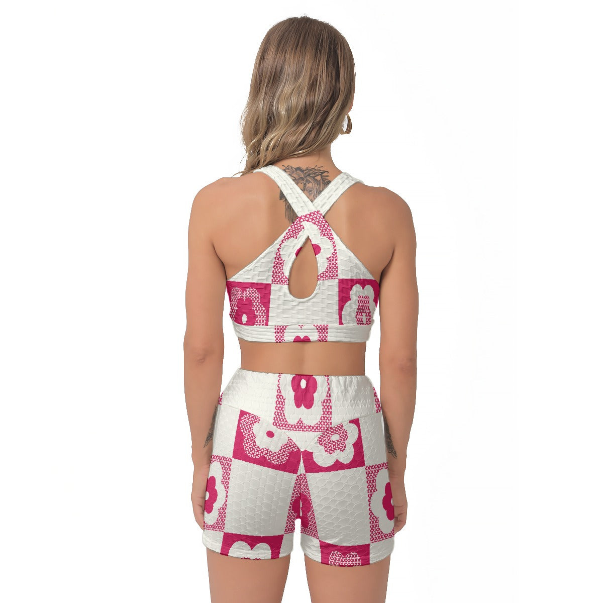 All-Over Print Women's Sports Bra Suit