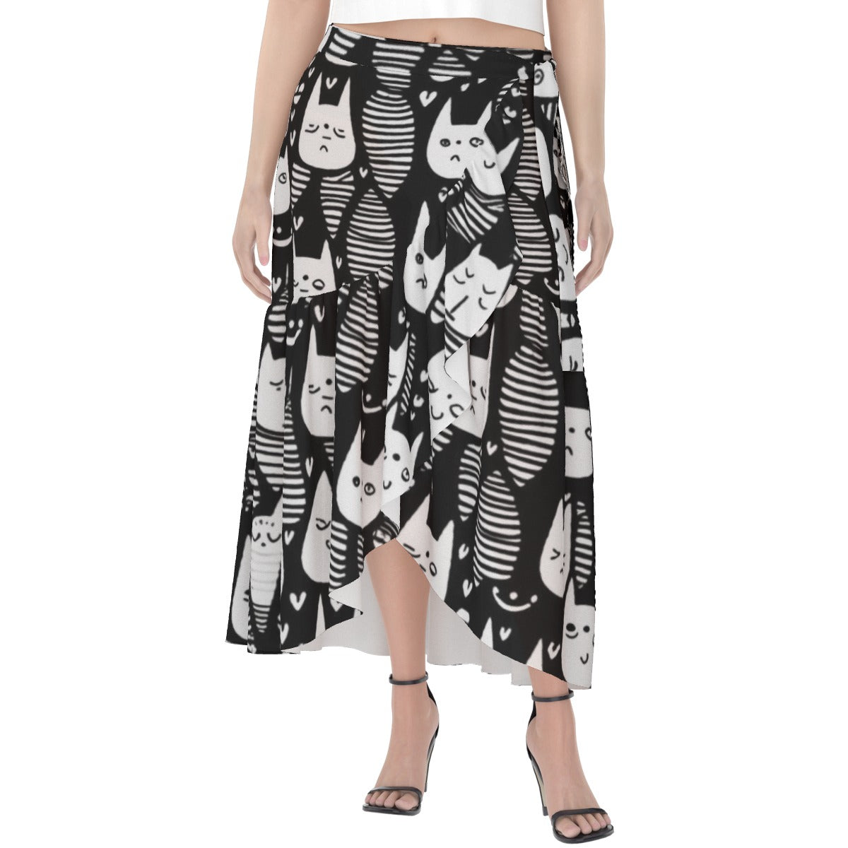 All-Over Print Women's Wrap Skirt