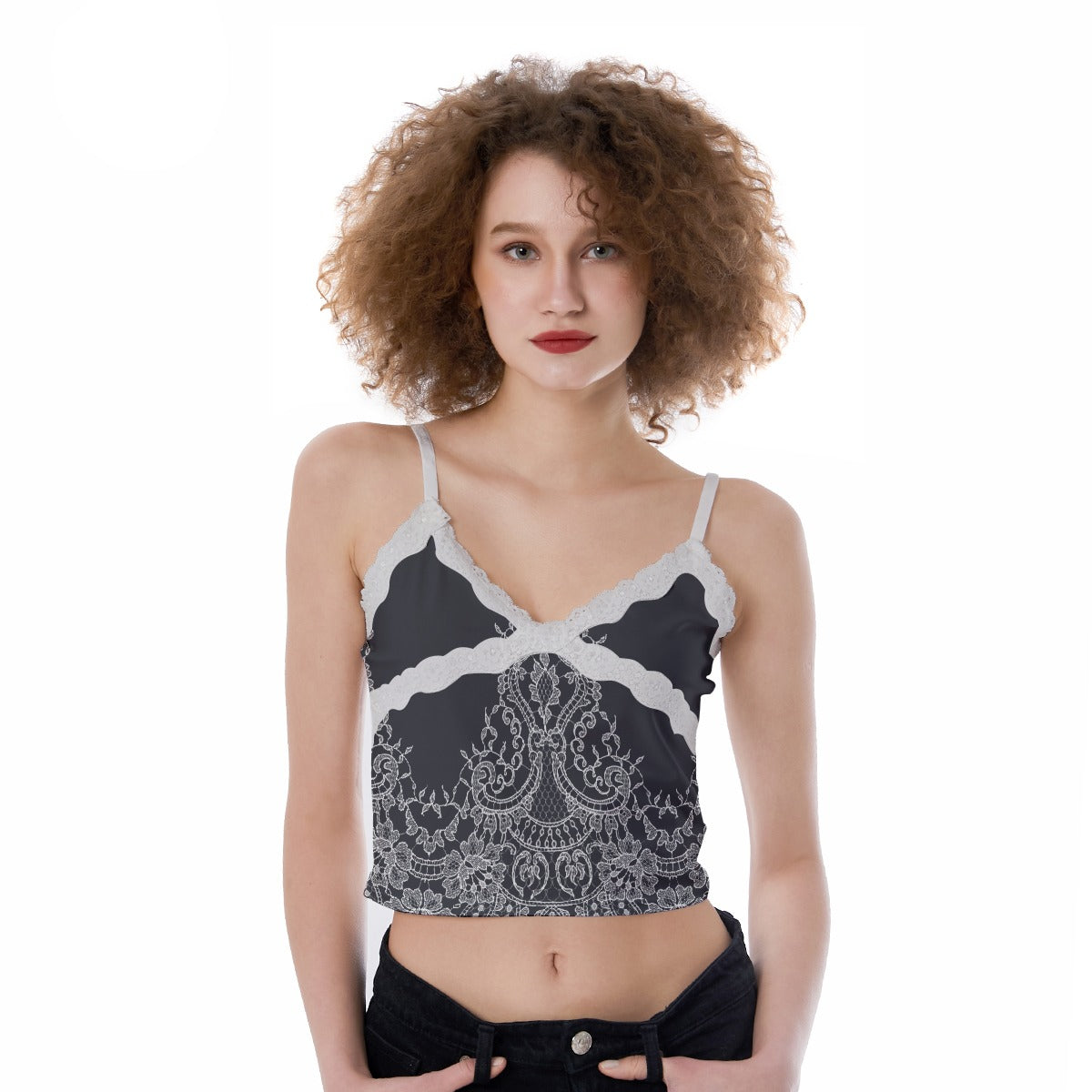 All-Over Print Women's Lace Camisole