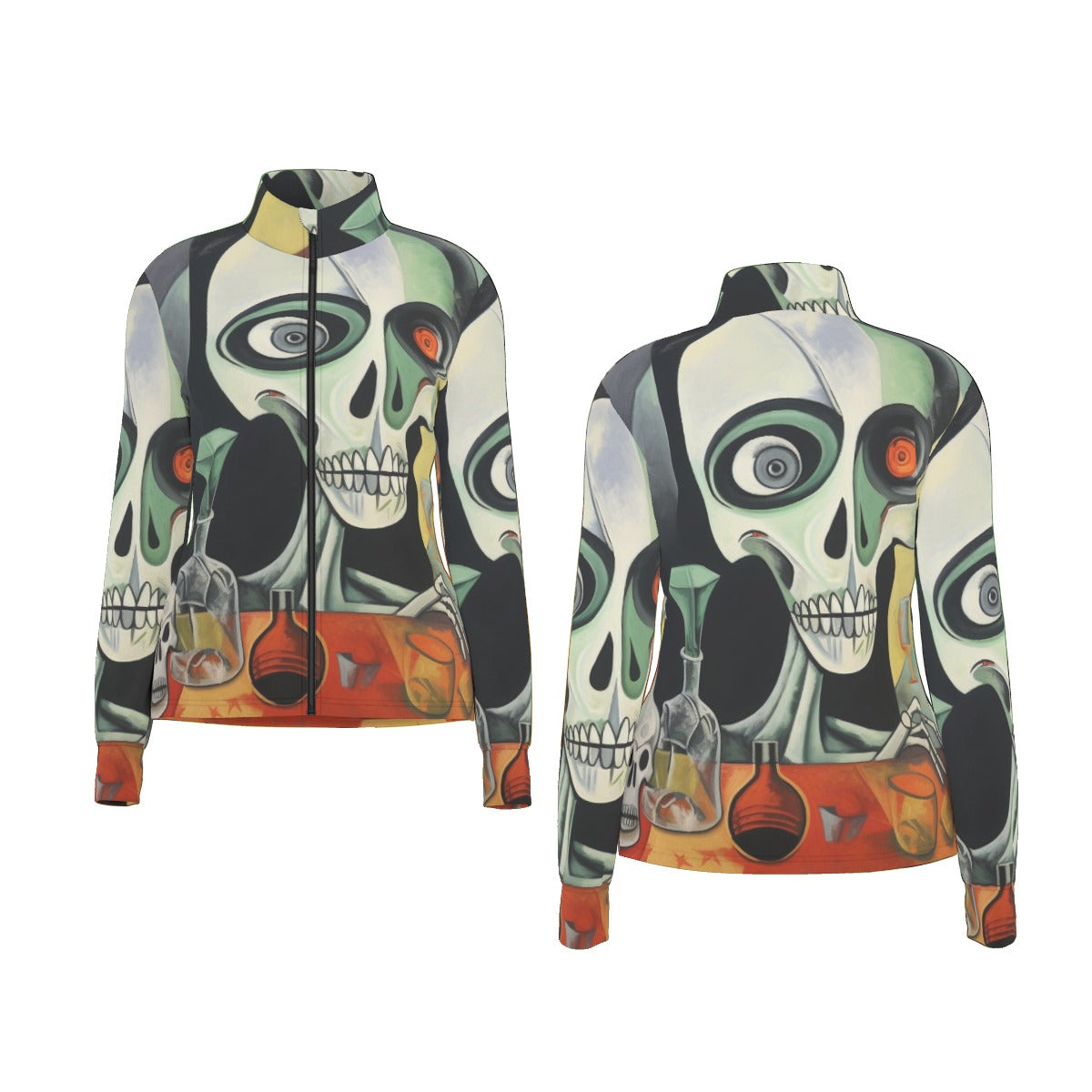 All-Over Print Women's Long Sleeve Thumbhole Jacket