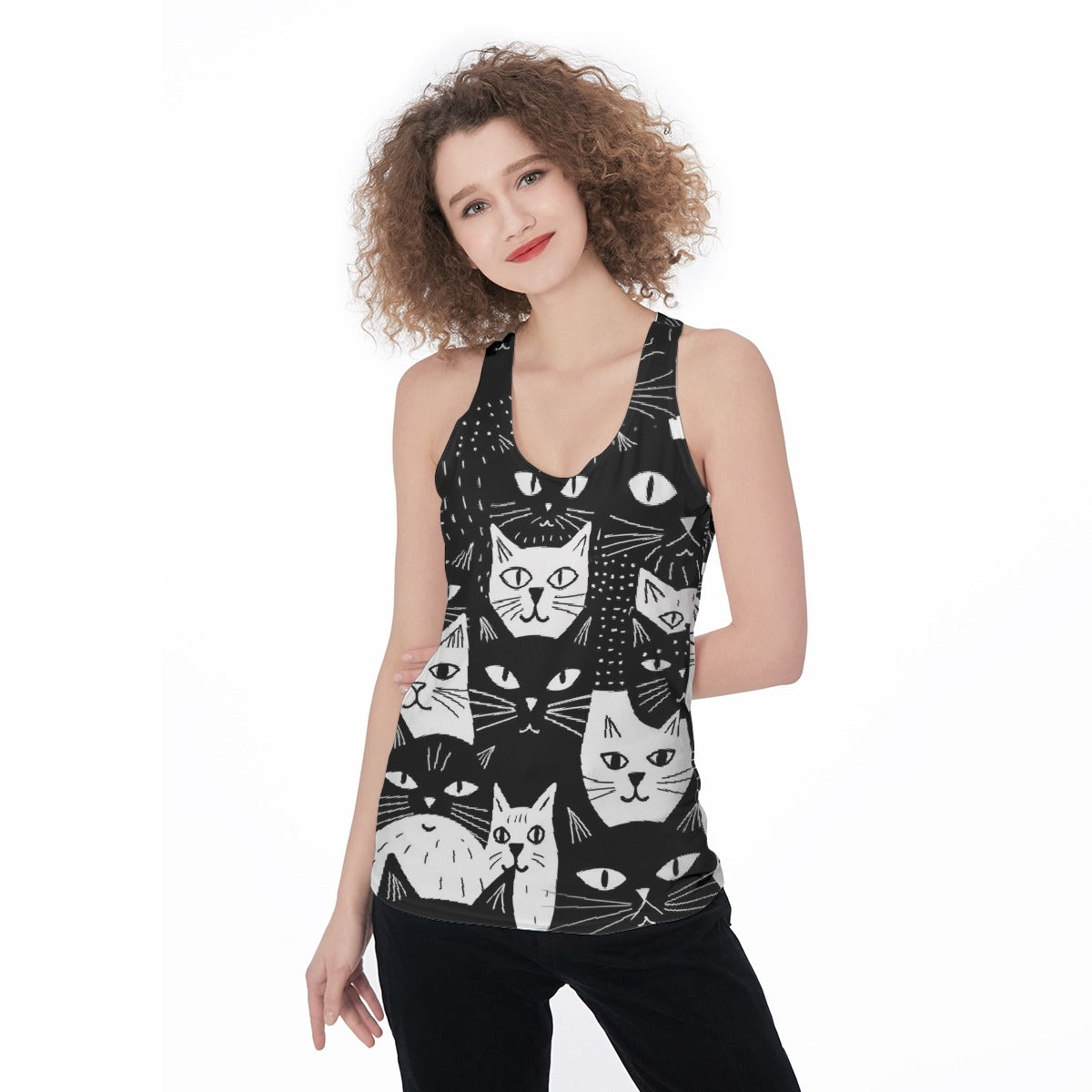 All-Over Print Women's Racerback Tank Top