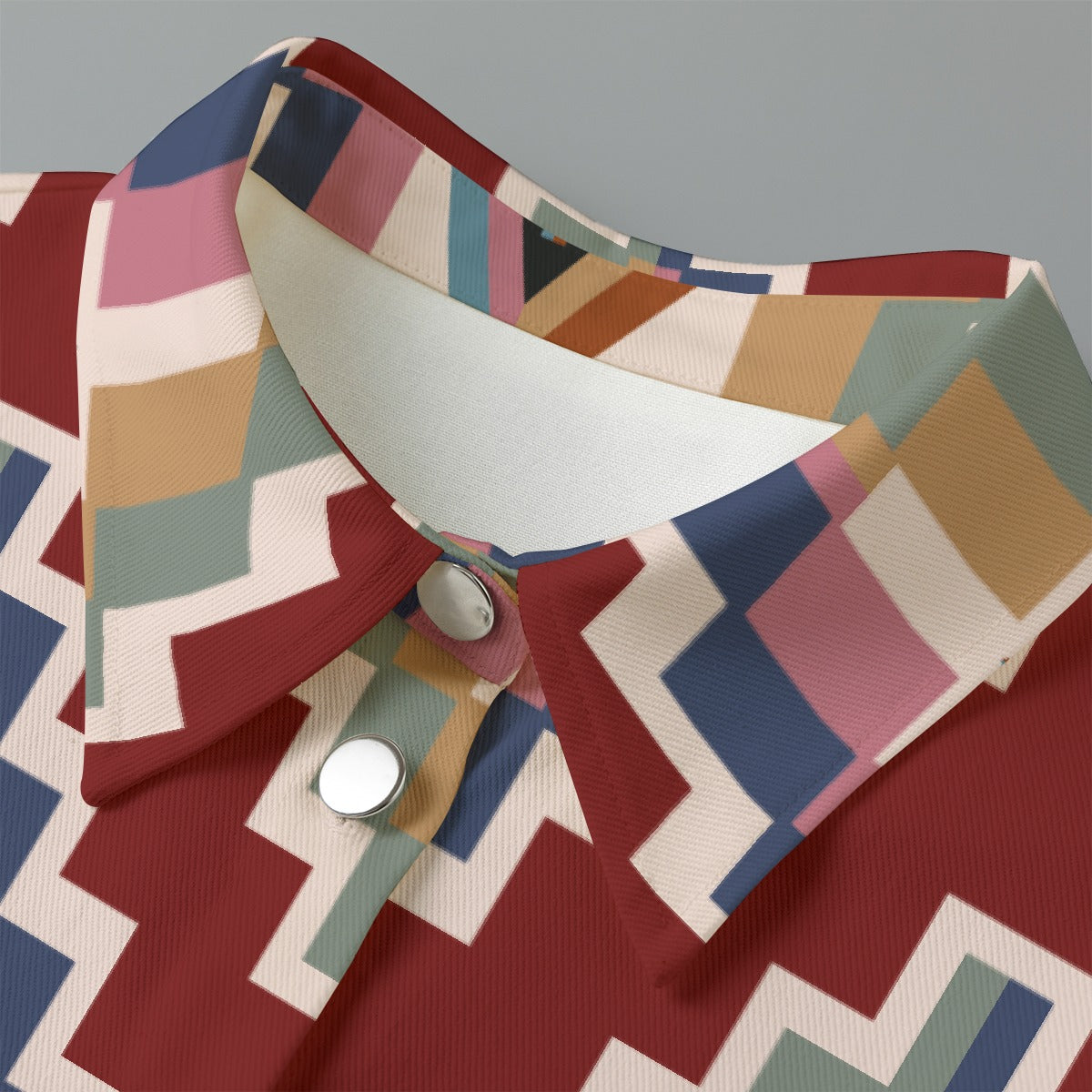 All-Over Print Women's Cropped Jacket | 245GSM Cotton