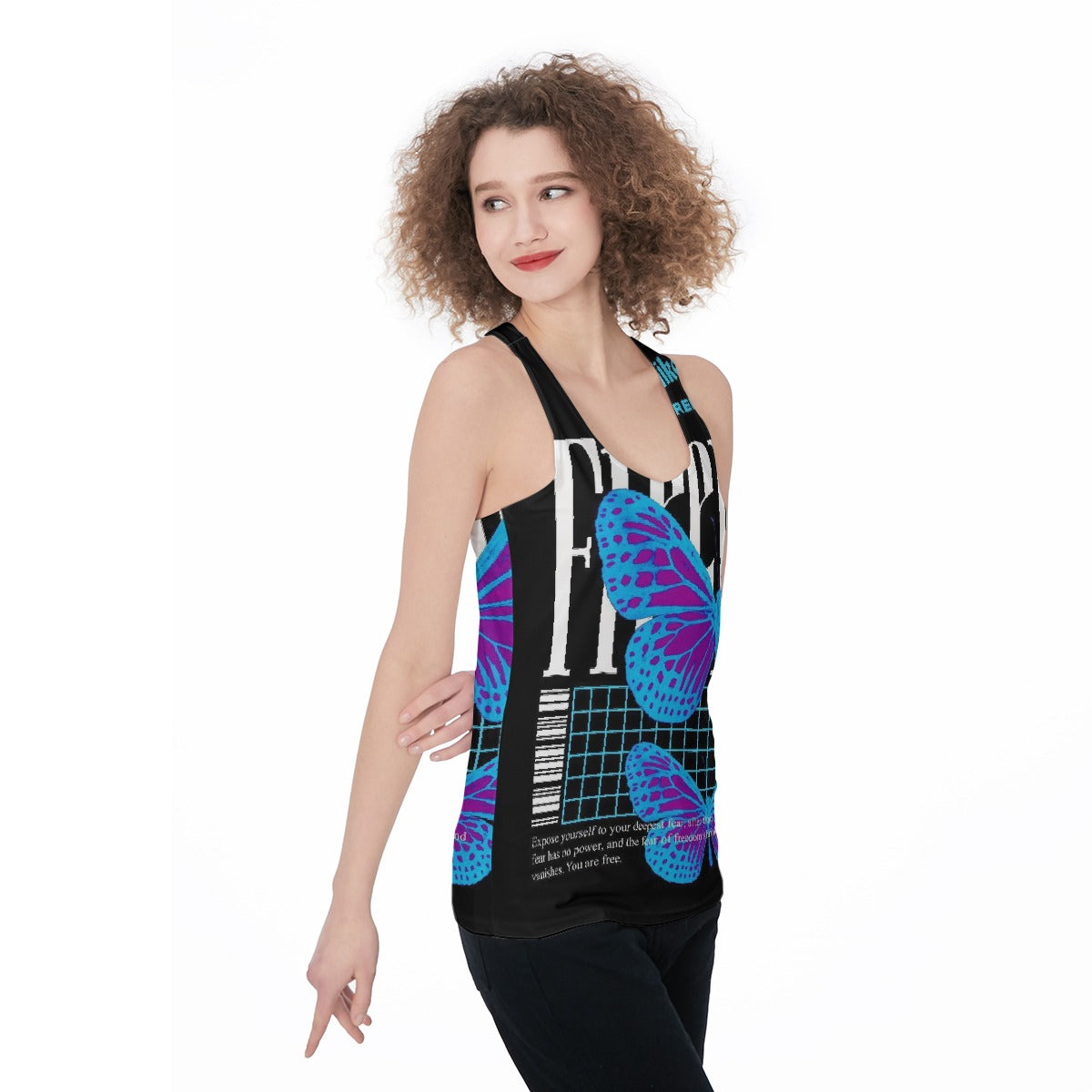 All-Over Print Women's Racerback Tank Top