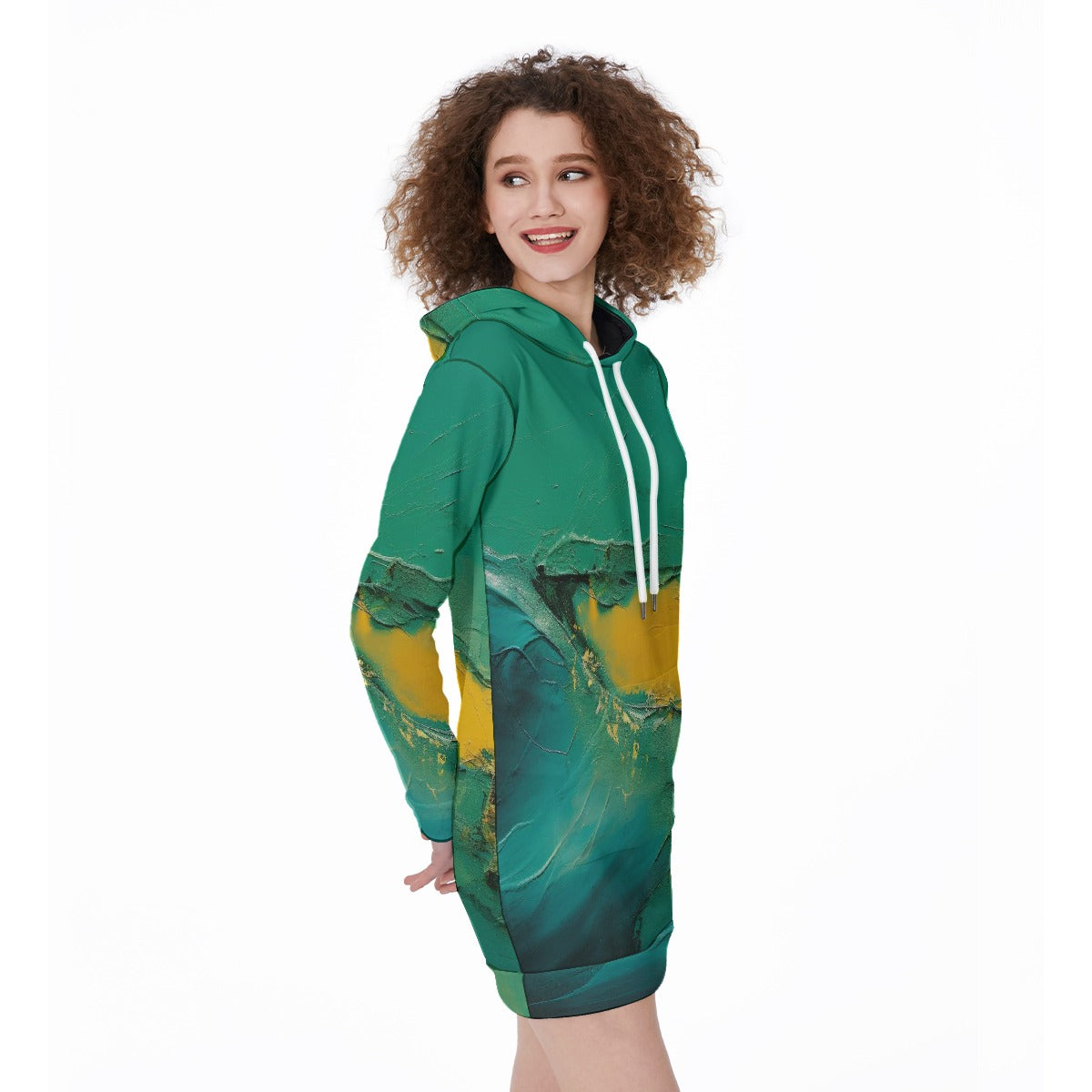 All-Over Print Women's Long Hoodie