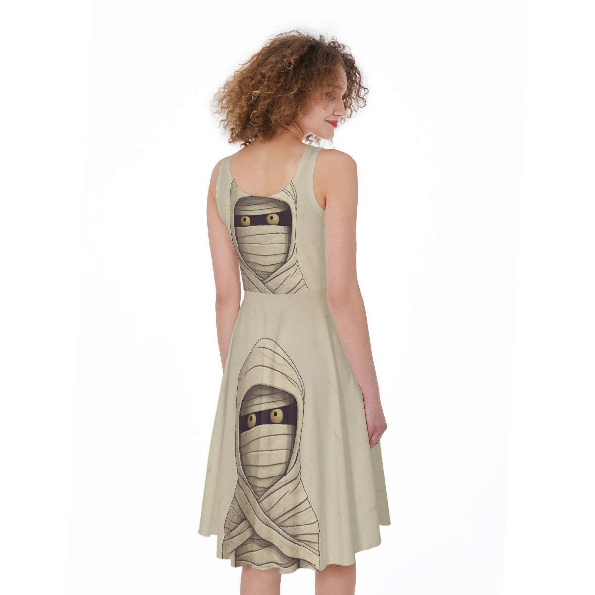 All-Over Print Women's Sleeveless Dress