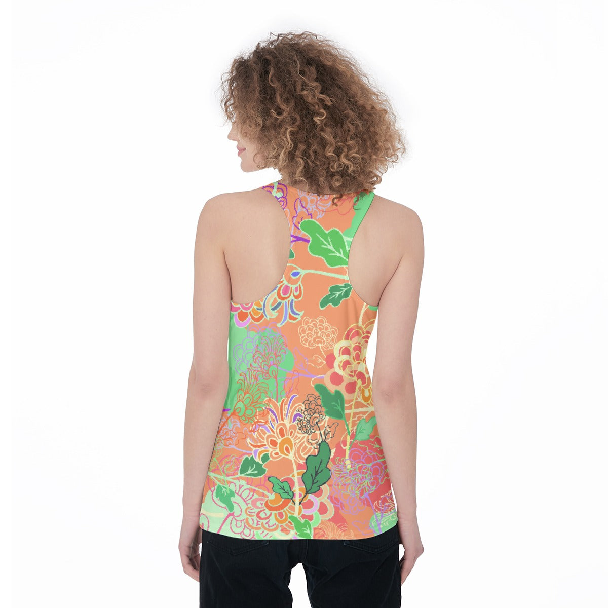 All-Over Print Women's Racerback Tank Top