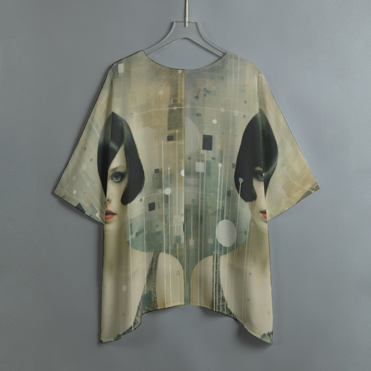 All-Over Print Women's Bat Sleeve Shirt