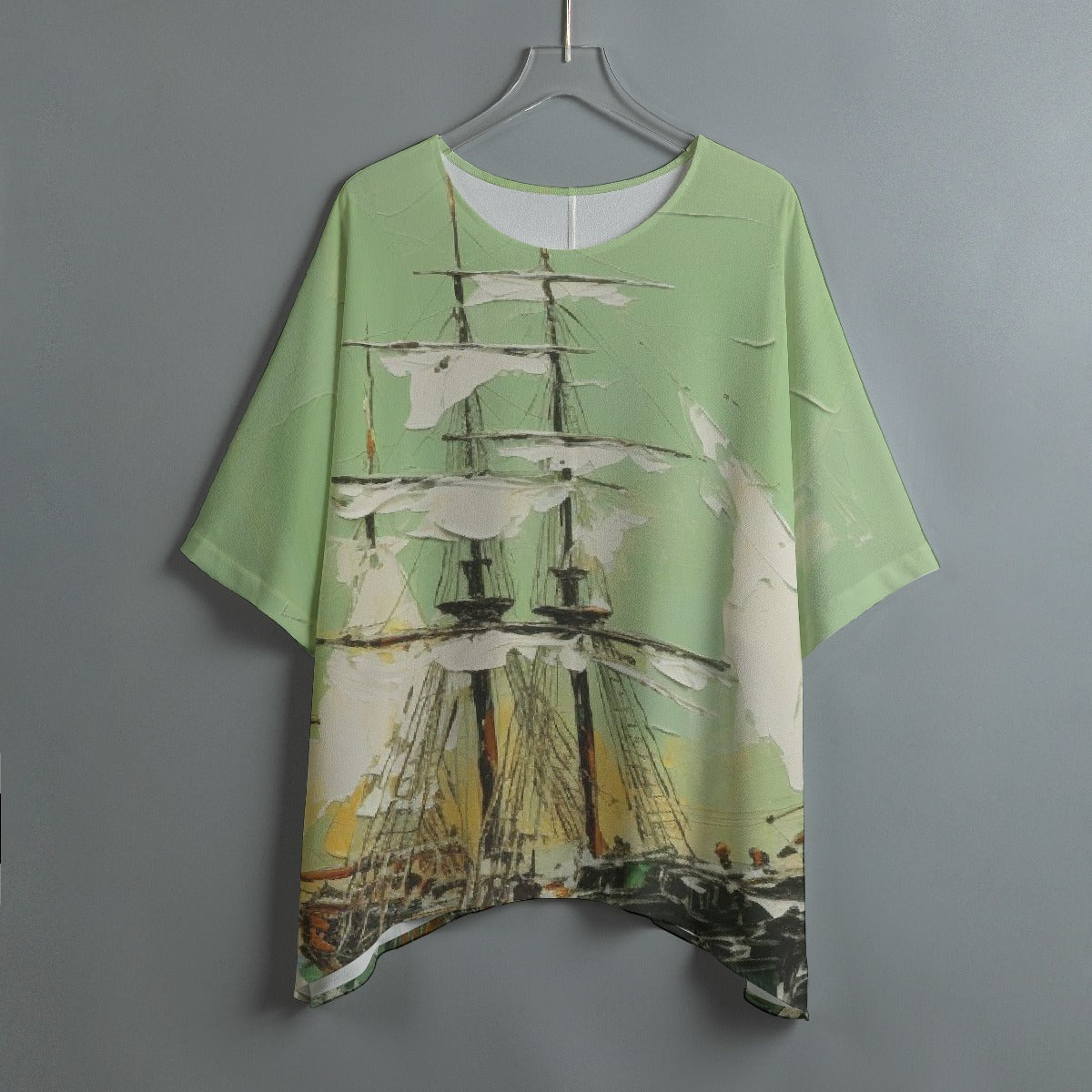 All-Over Print Women's Bat Sleeve Shirt