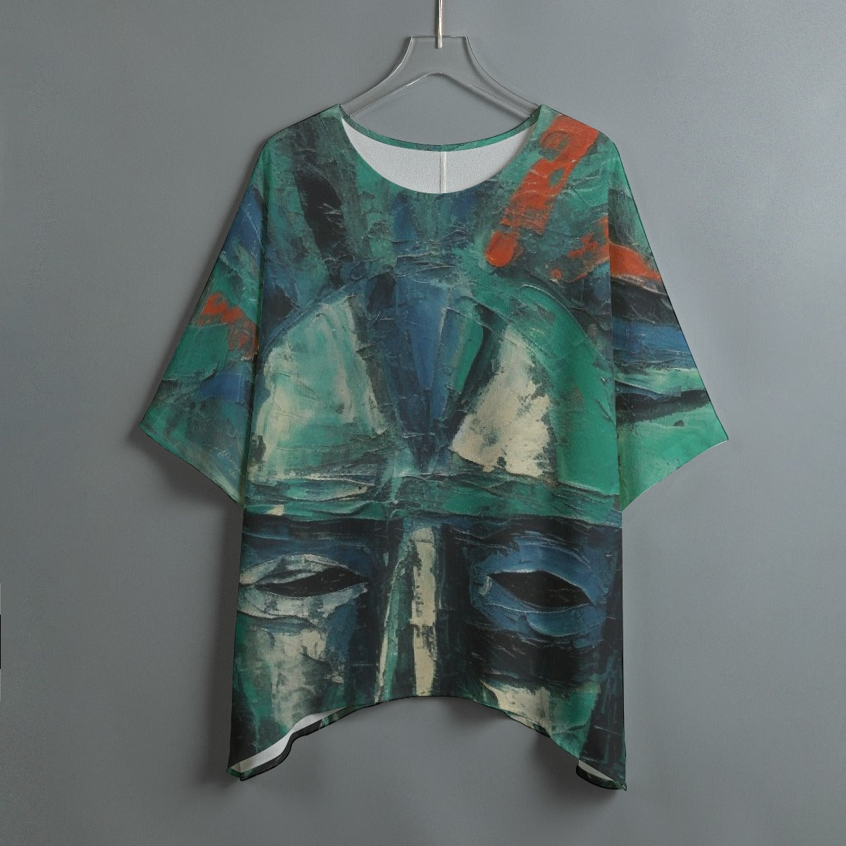 All-Over Print Women's Bat Sleeve Shirt