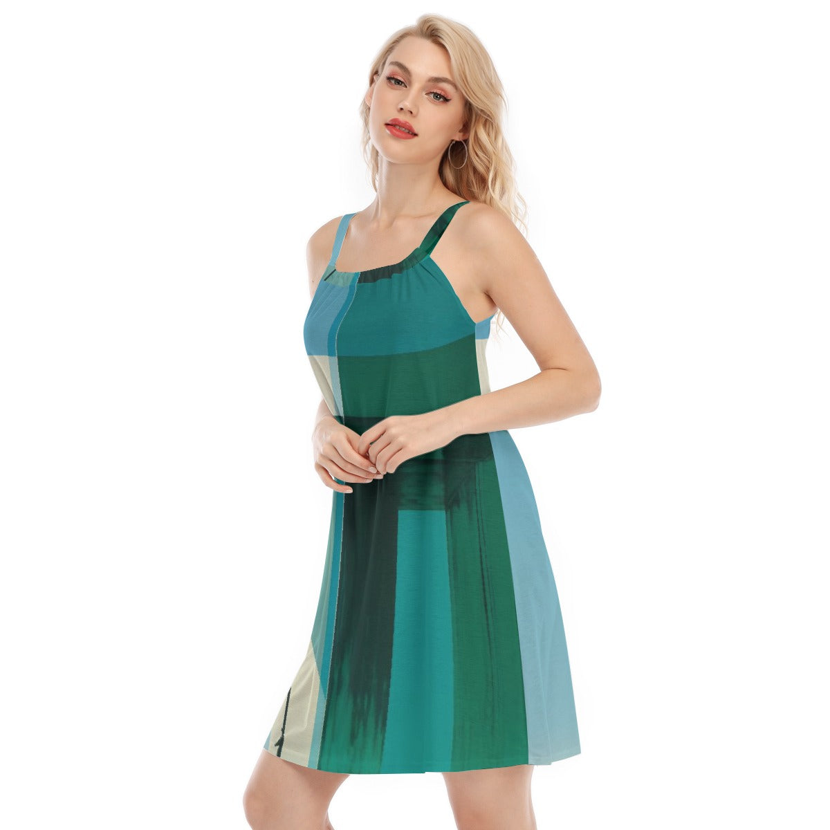 All-Over Print Women's Sleeveless Cami Dress