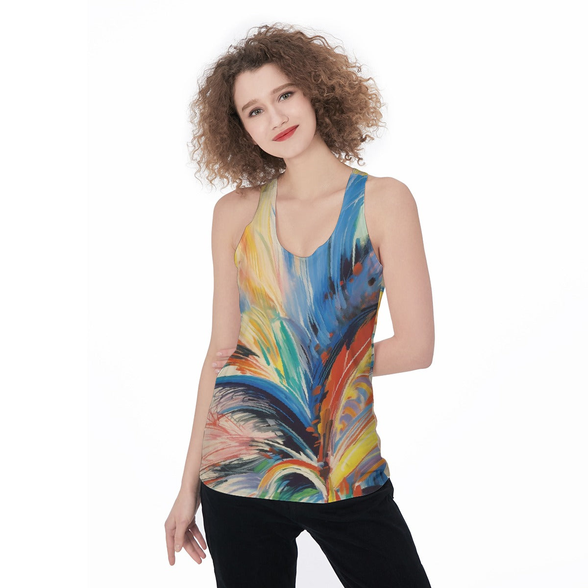 All-Over Print Women's Racerback Tank Top