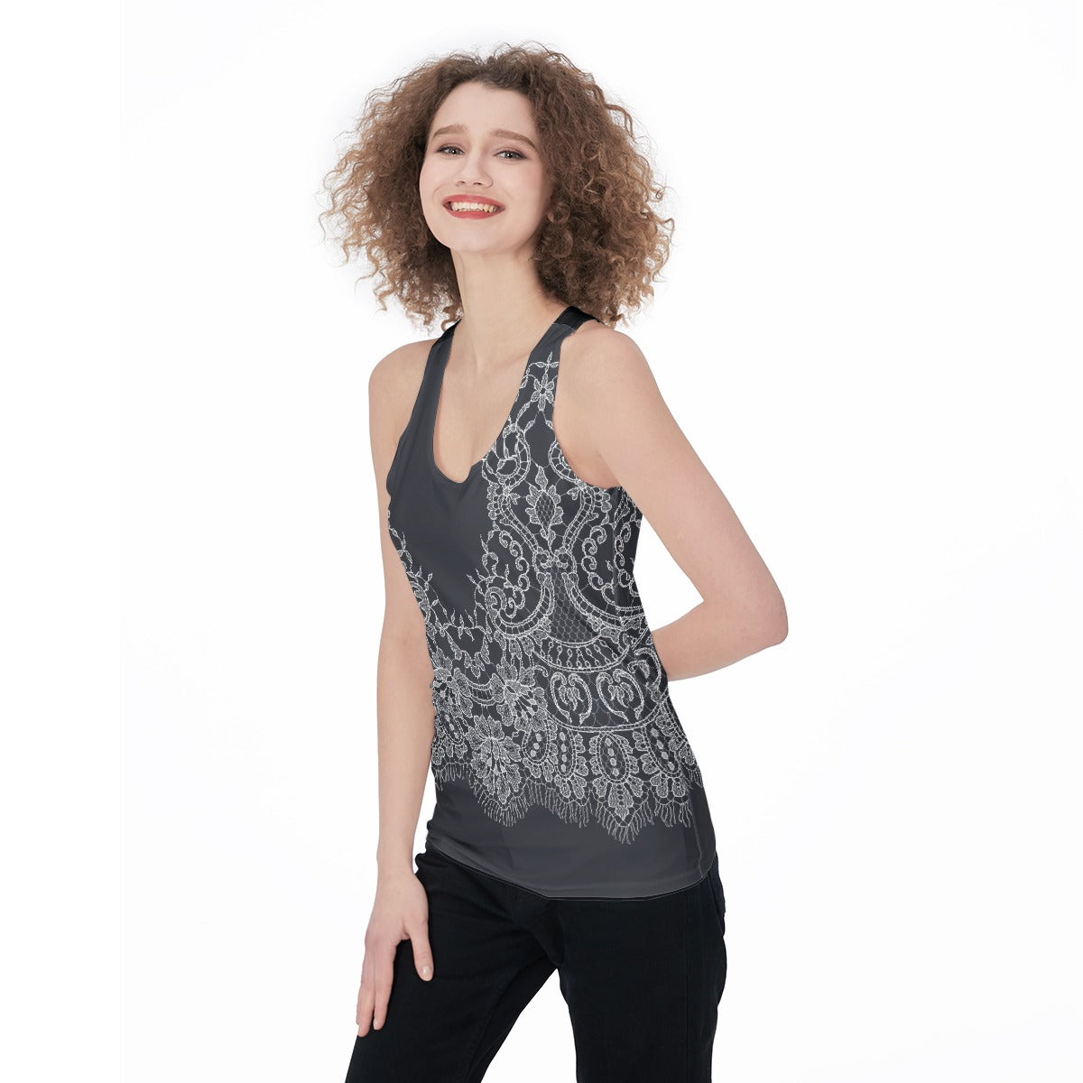 All-Over Print Women's Racerback Tank Top