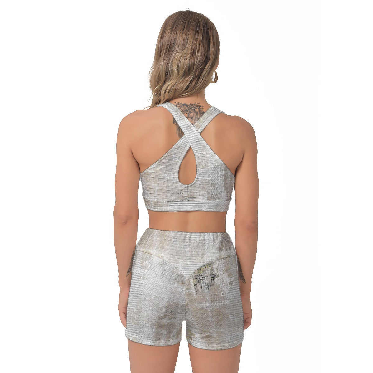 All-Over Print Women's Sports Bra Suit