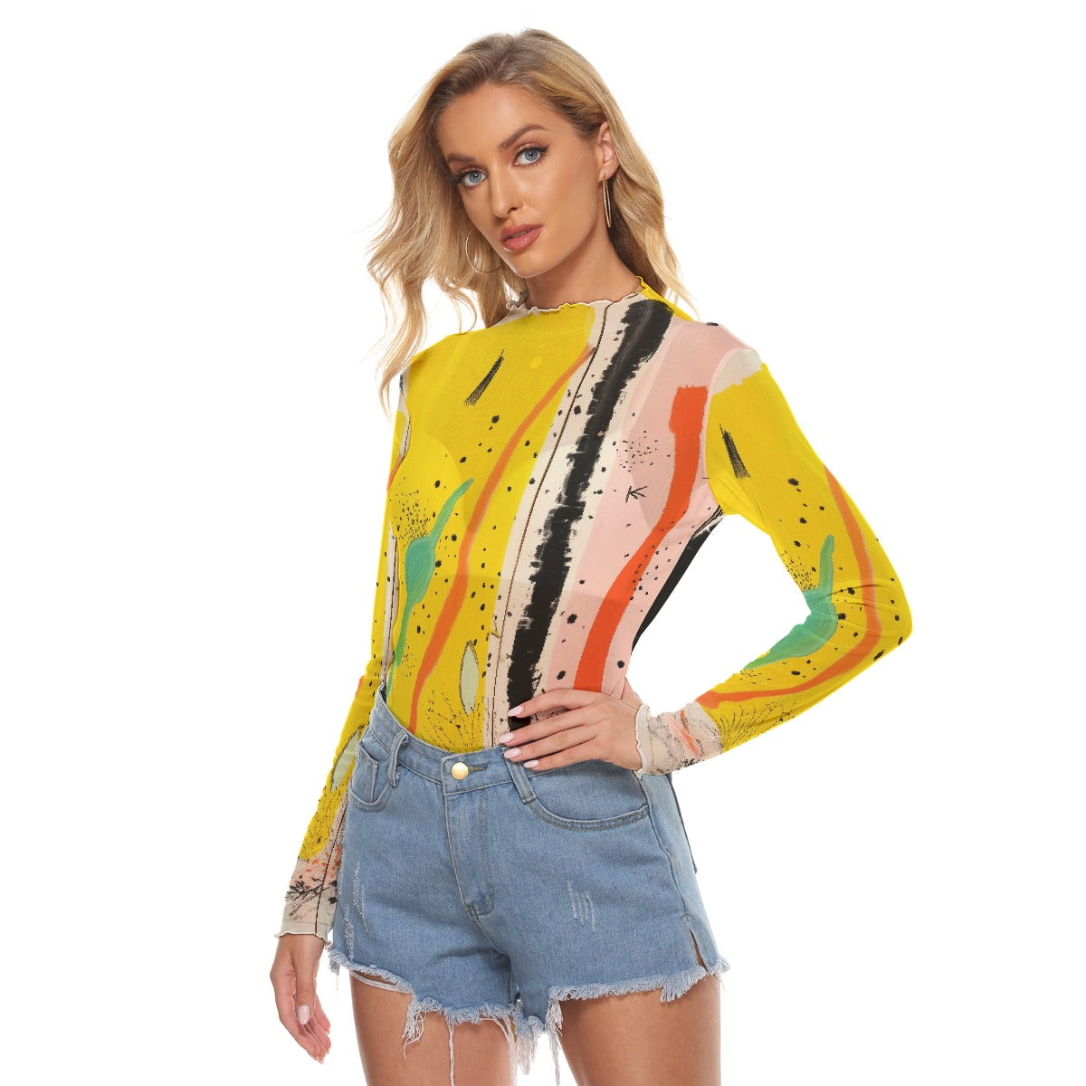 All-Over Print Women's Mesh T-shirt