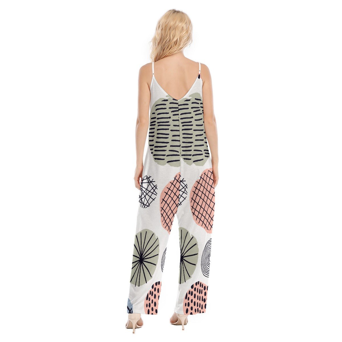 All-Over Print Women's Loose Cami Jumpsuit
