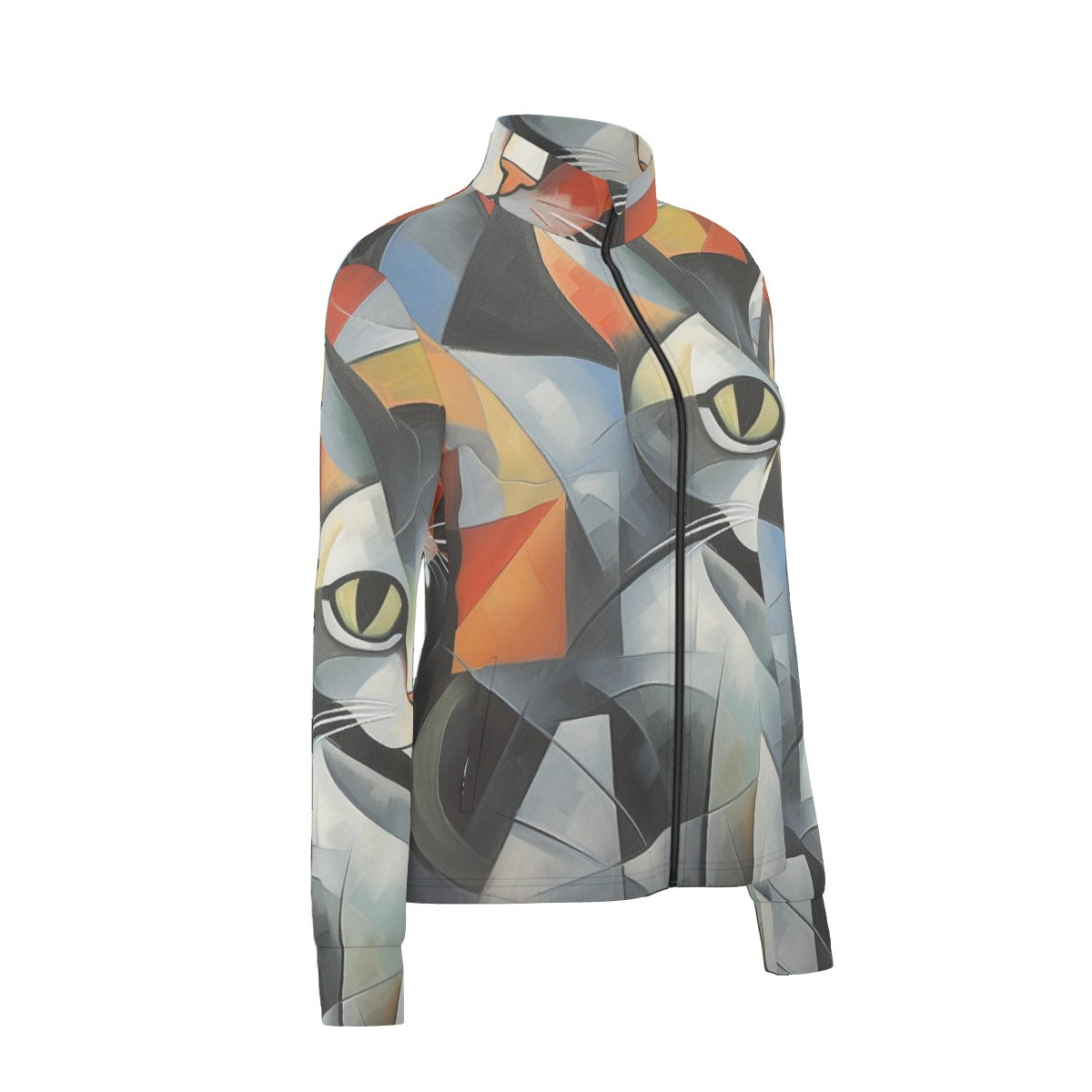 All-Over Print Women's Long Sleeve Thumbhole Jacket