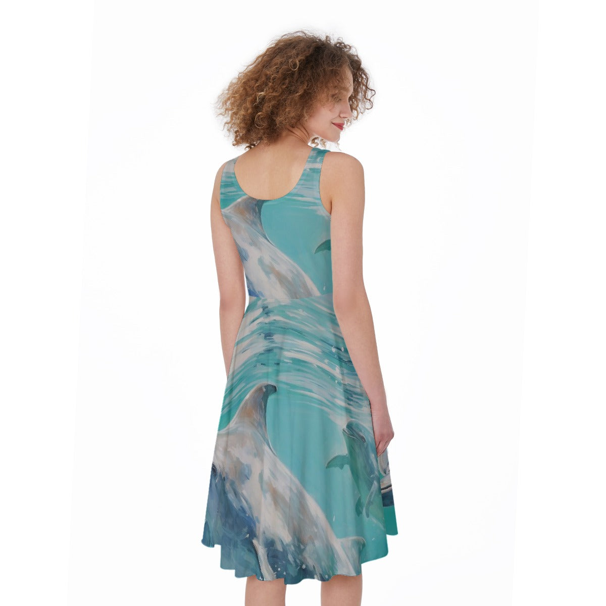 All-Over Print Women's Sleeveless Dress