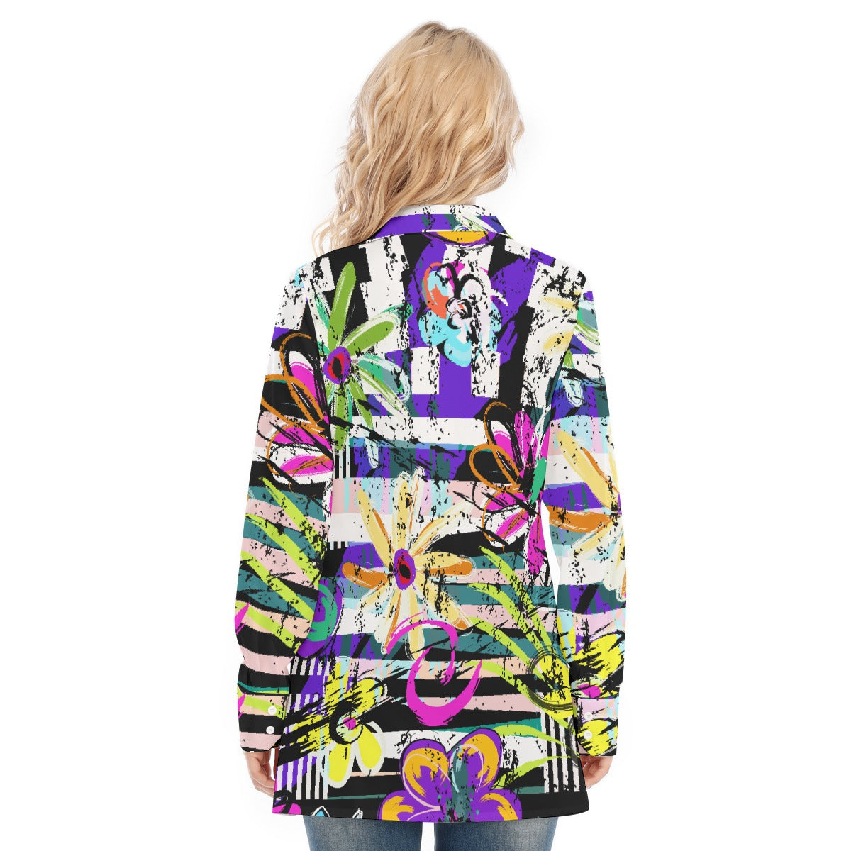 All-Over Print Women's Long Shirt