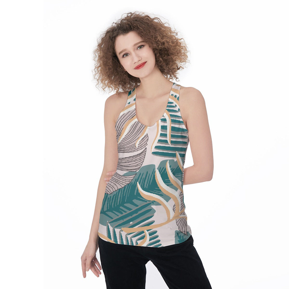 All-Over Print Women's Racerback Tank Top