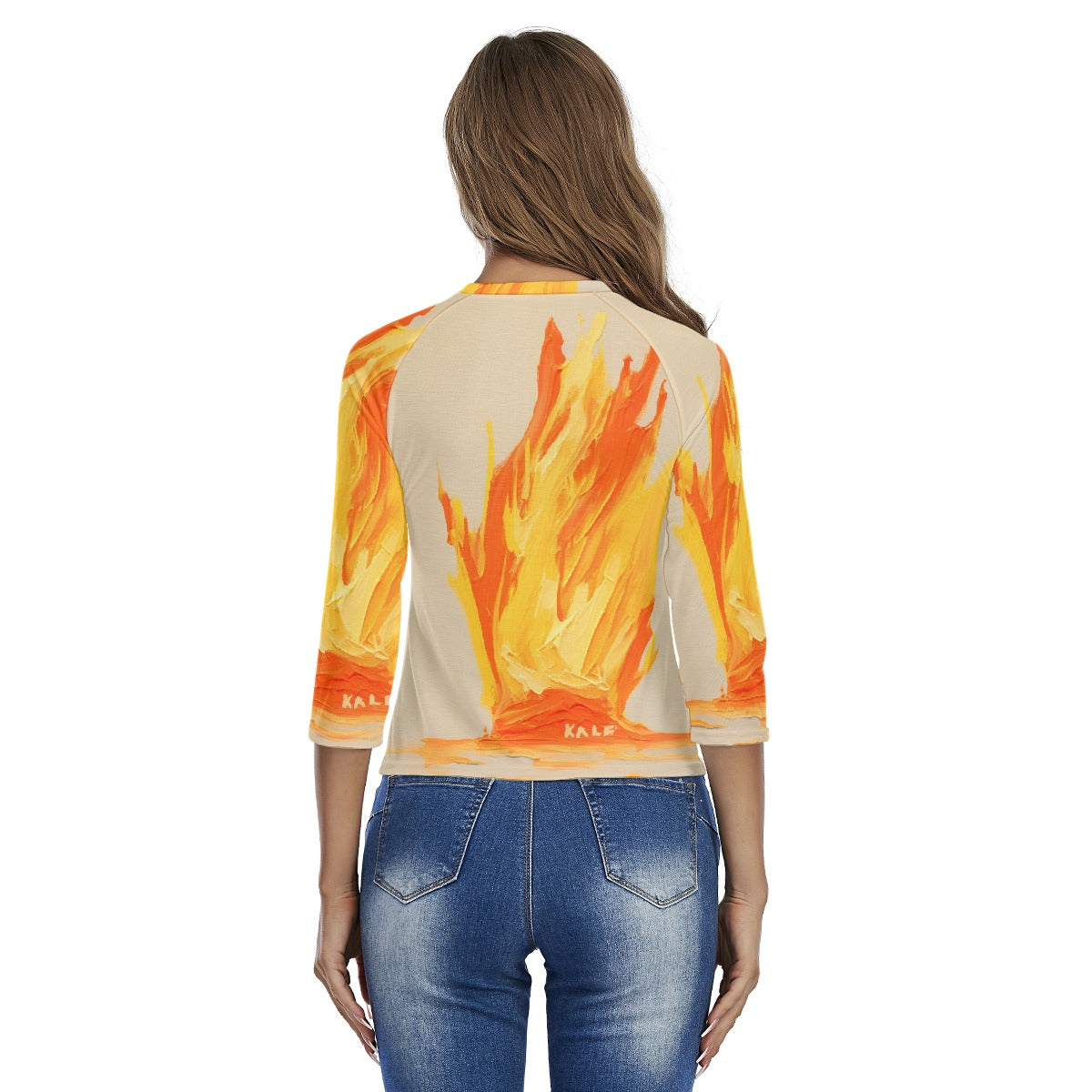 All-Over Print Women's Raglan Sleeves T-shirts