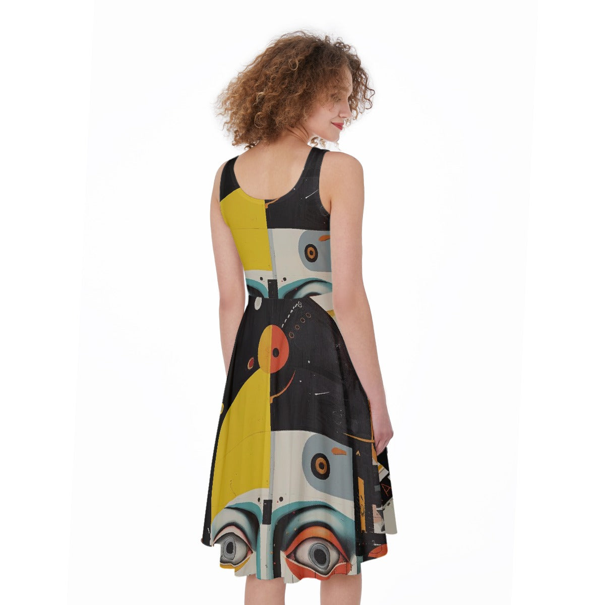 All-Over Print Women's Sleeveless Dress