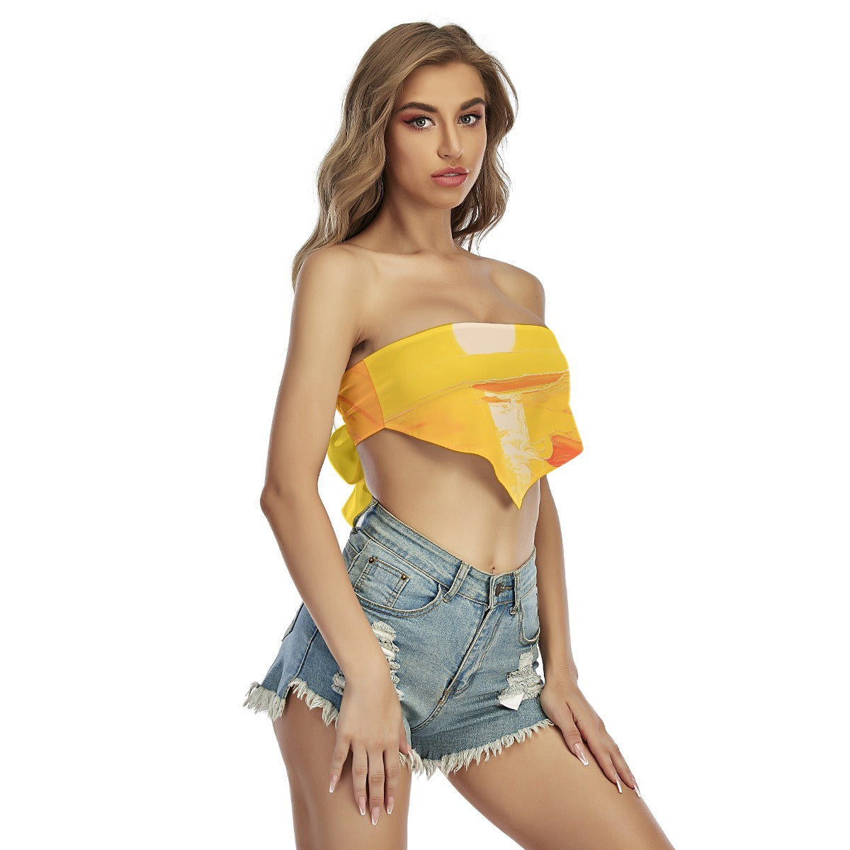 All-Over Print Women's Triangle Tube Top