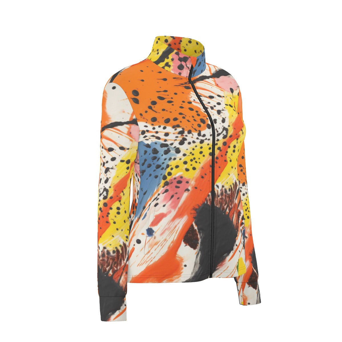 All-Over Print Women's Long Sleeve Thumbhole Jacket