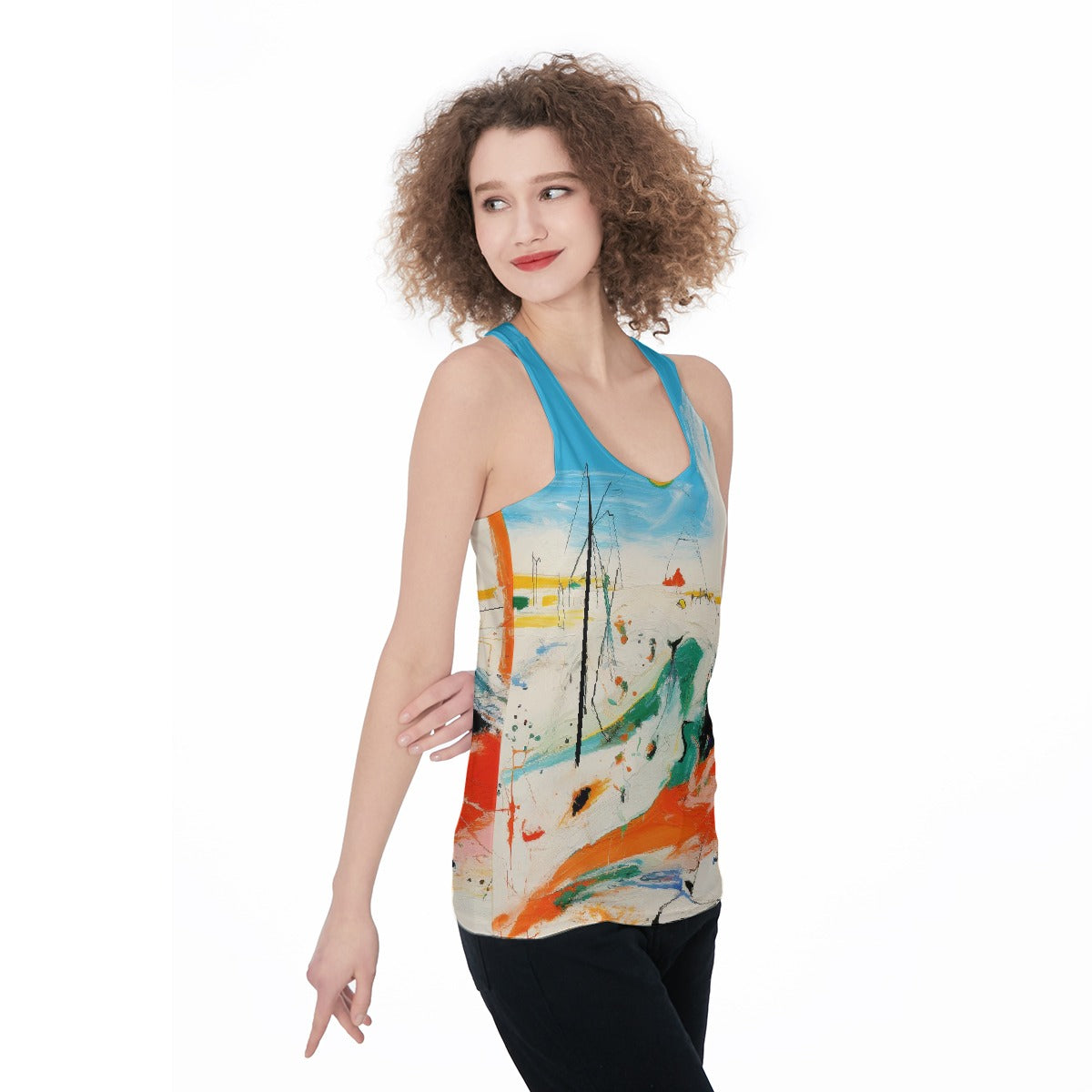 All-Over Print Women's Racerback Tank Top