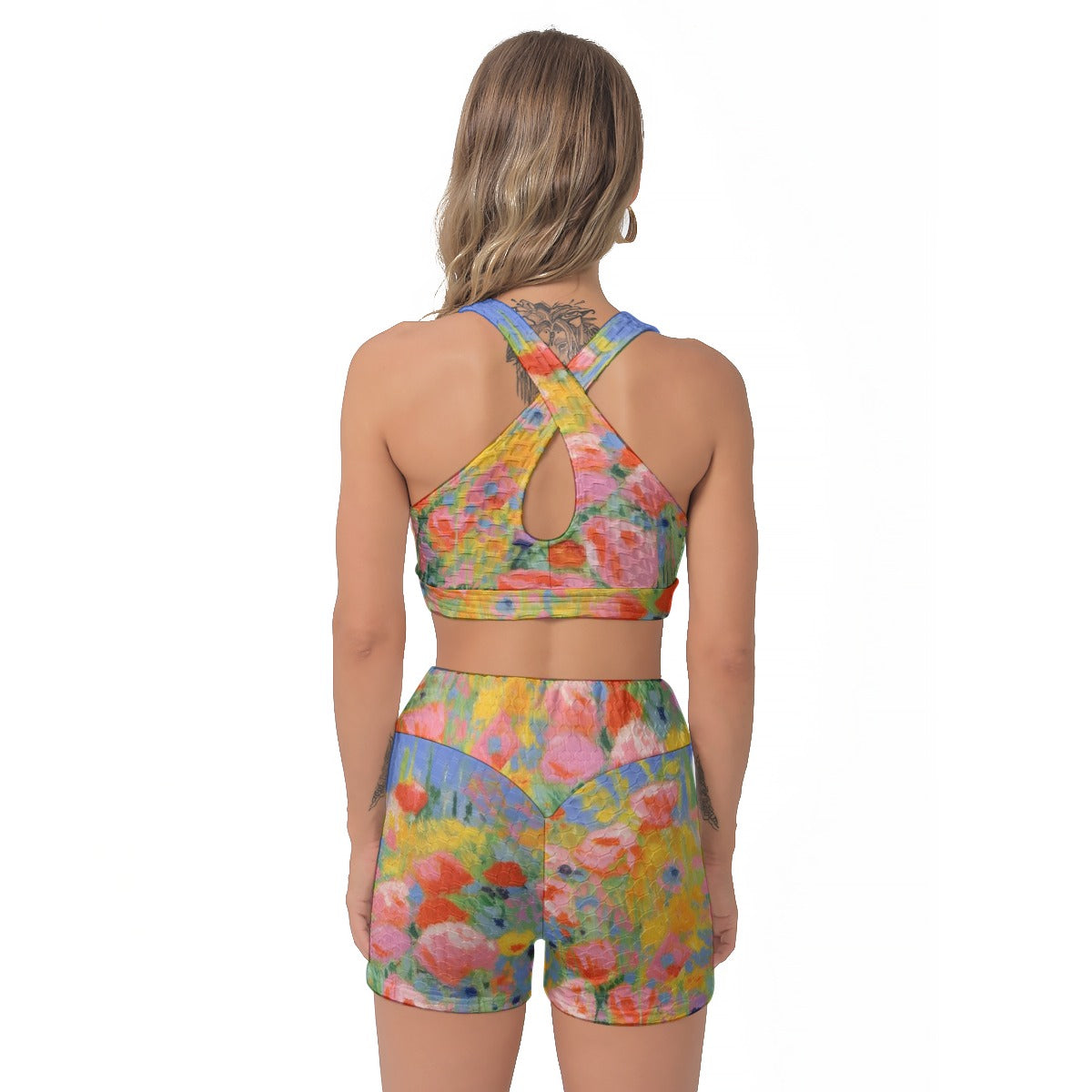 All-Over Print Women's Sports Bra Suit