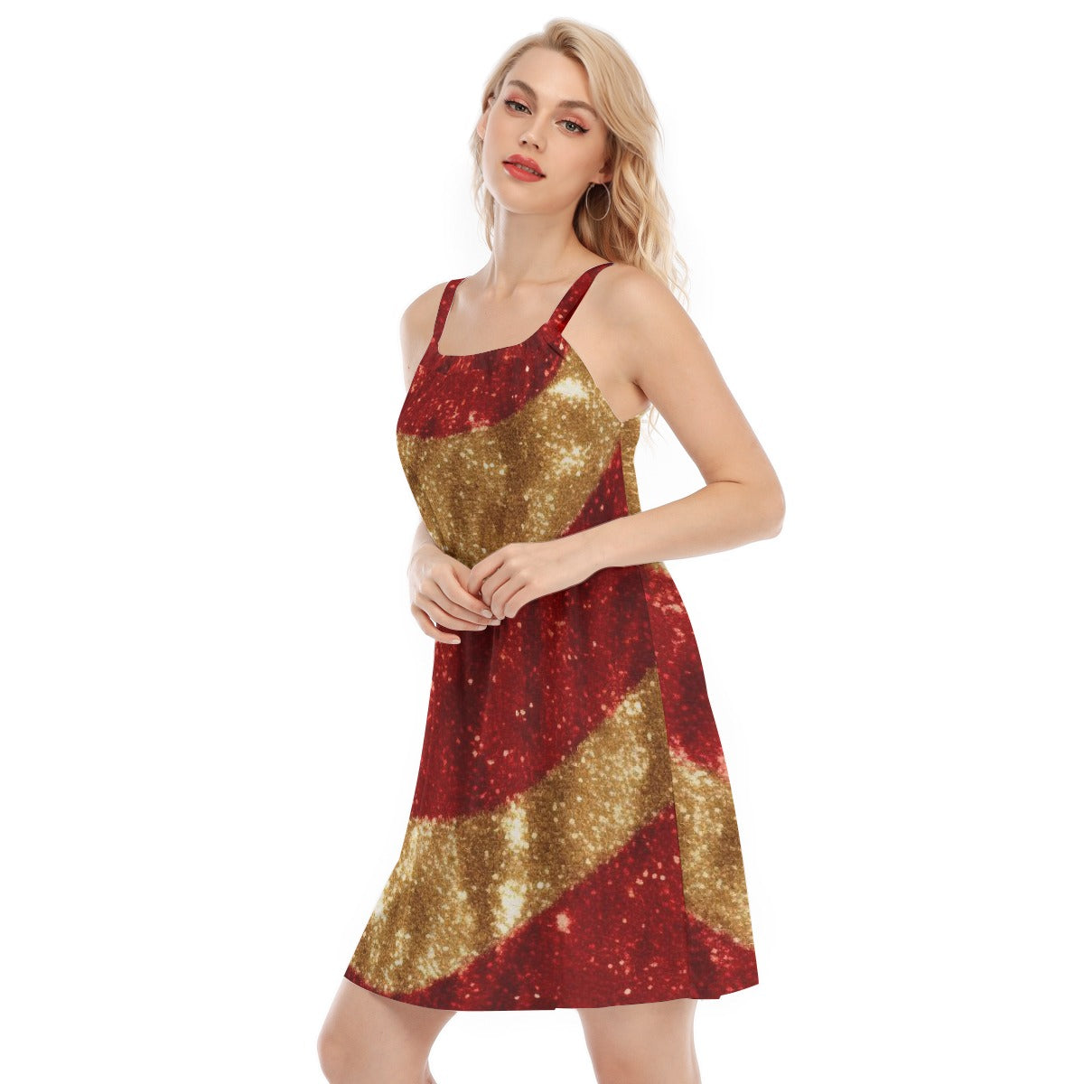 All-Over Print Women's Sleeveless Cami Dress