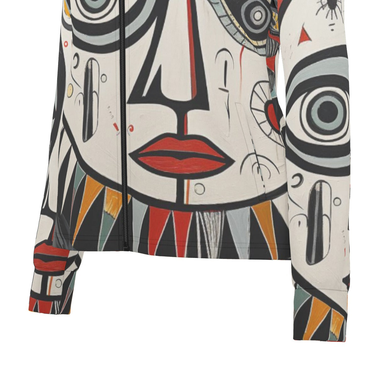 All-Over Print Women's Long Sleeve Thumbhole Jacket