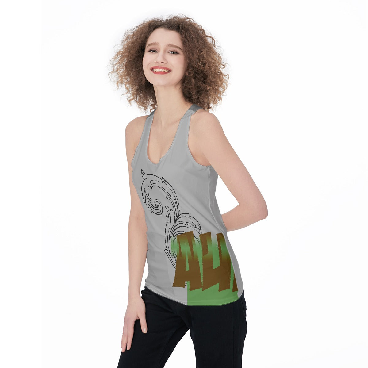 All-Over Print Women's Racerback Tank Top