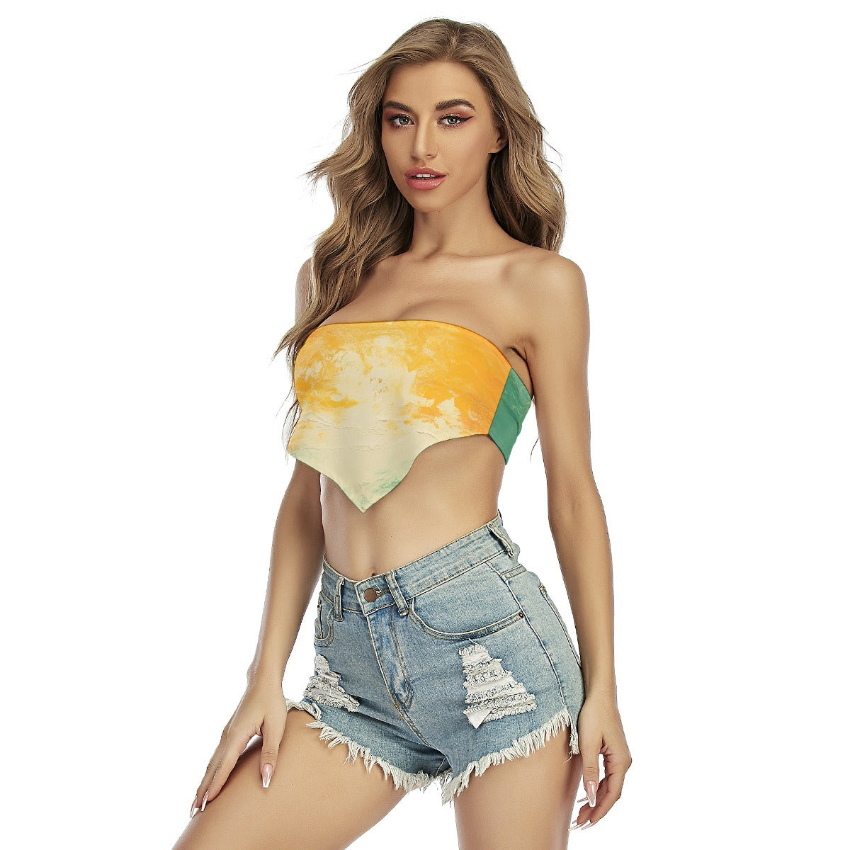 All-Over Print Women's Triangle Tube Top