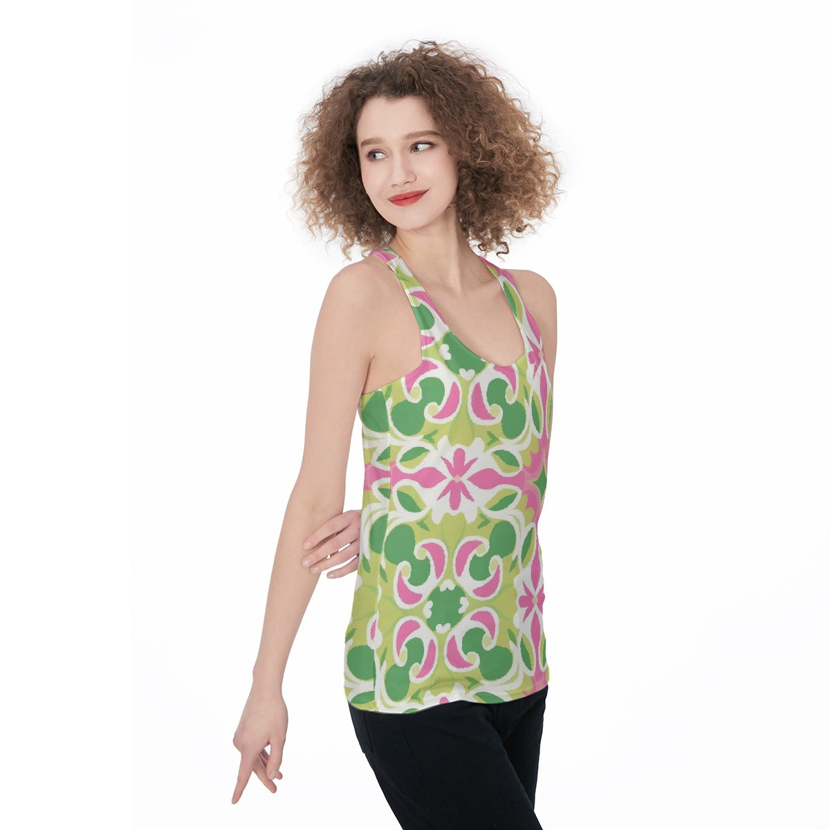All-Over Print Women's Racerback Tank Top