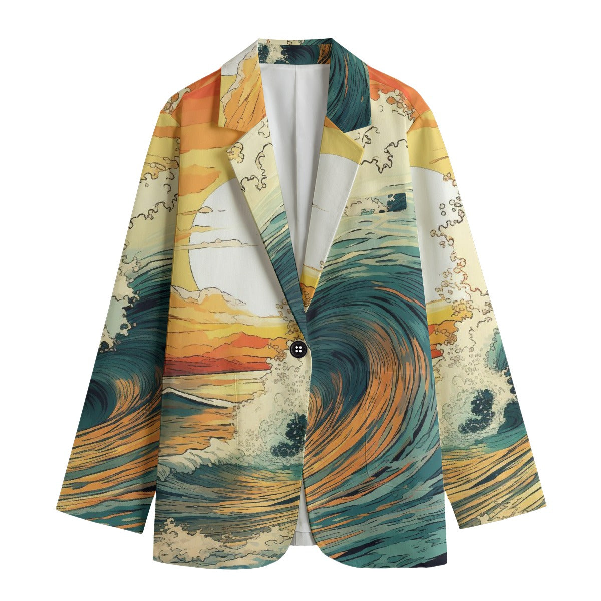 All-Over Print Women's Leisure Blazer